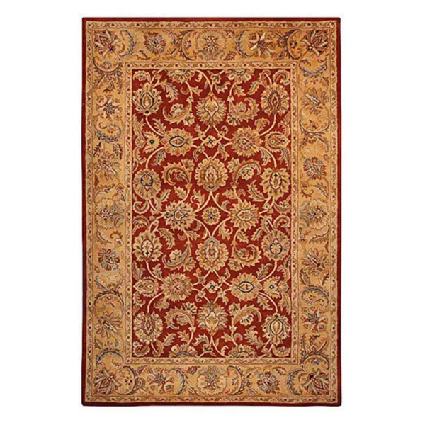 Safavieh Classic CL758K Area Rug - Rust/Camel, Size: 6 x 9 ft.