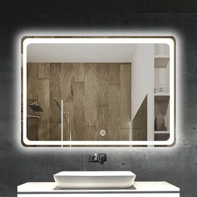 32x22x 24x22 Bathroom Mirror, Backlit Mirror with LED Lights Lighted Makeup Vanity Wall-Mounted Horizontally, Rectangular Framel