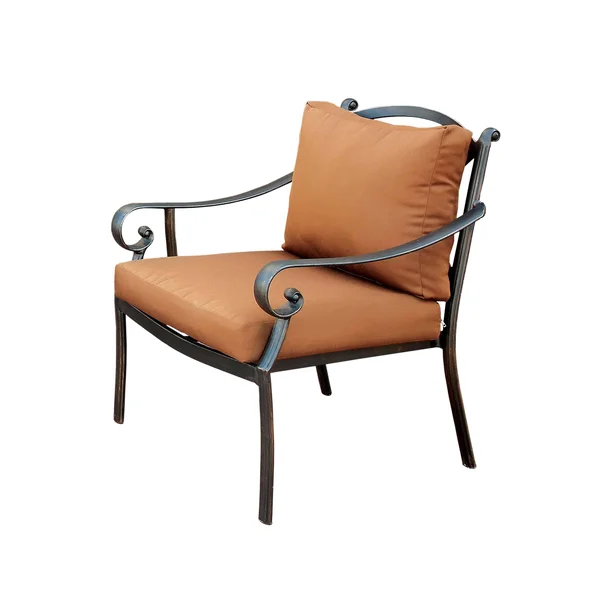 Furniture of America Suella Outdoor Pillow Back Arm Chair