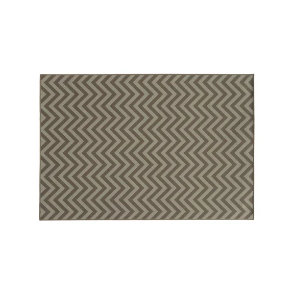StyleHaven River Geometric Chevron Indoor Outdoor Rug - Brown, 6.5X9.5 ft
