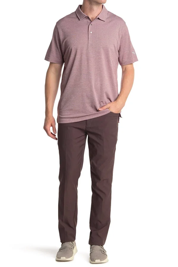 Puma Jackpot 5 Pocket Golf Pants - Chocolate Brown - 33