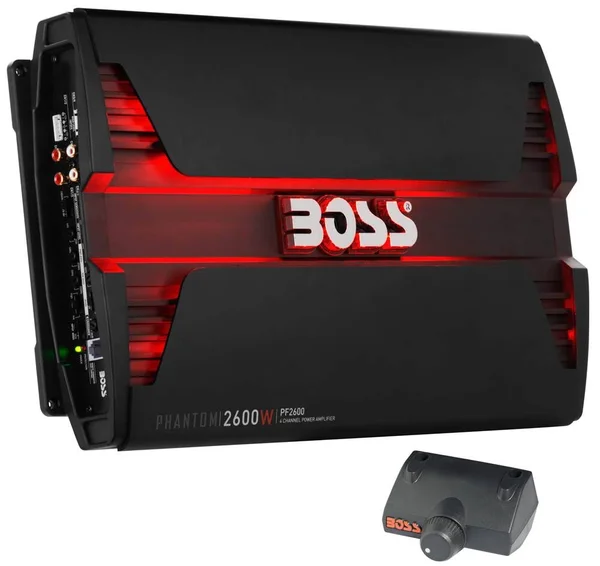 Boss Audio 2600W 4 Channel Car Audio Amplifier Power LED Amp+Remote (2 Pack)