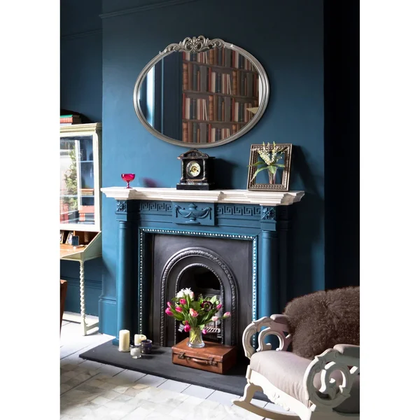 Kate and Laurel Arendahl Glam Ornate Mirror - 18x24 - Silver