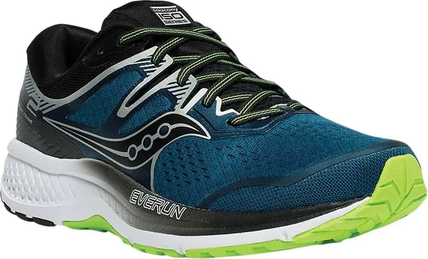 Saucony Men's Omni ISO (Wide) 2 Marine-Silver - 10