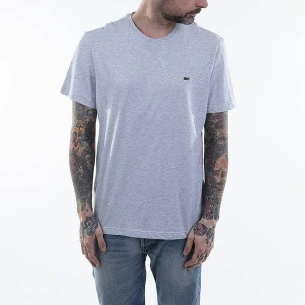 Lacoste Crew Neck T Shirt Grey