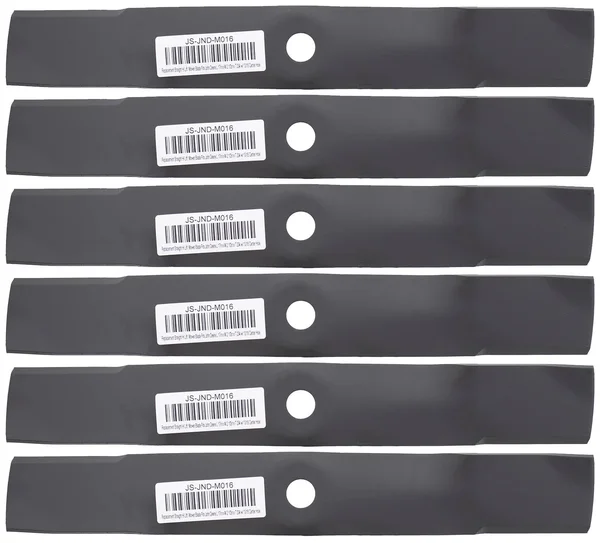 6 Mower Blade John Deere M127500 M127673 M145476 GT225 GX255 X304 X300 48x22 Deck