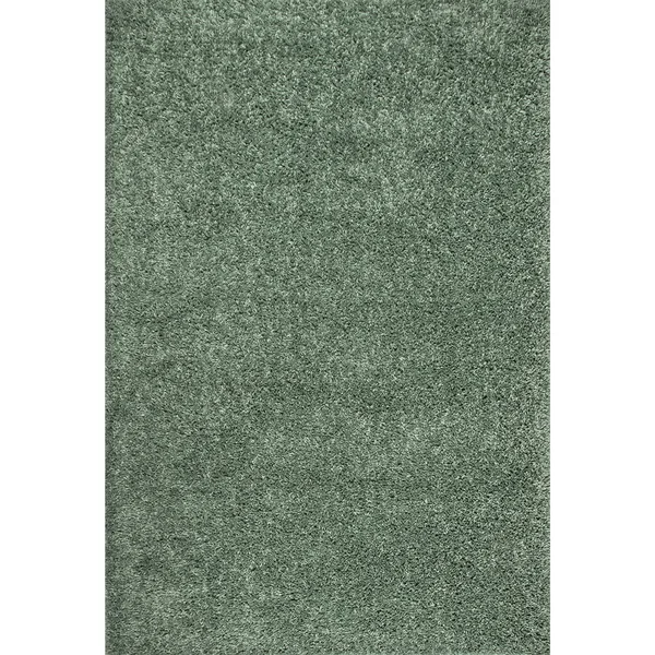 nuLOOM Kara Solid Shag Green 10 ft. 2 in. x 14 ft. Area Rug