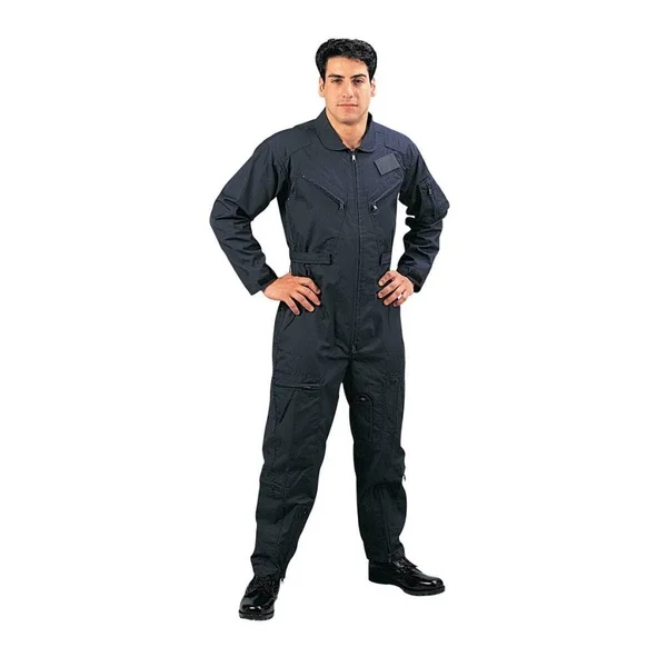 Rothco Long Sleeve Flightsuits Navy Blue (7503) 3X-Large - Navy Blue