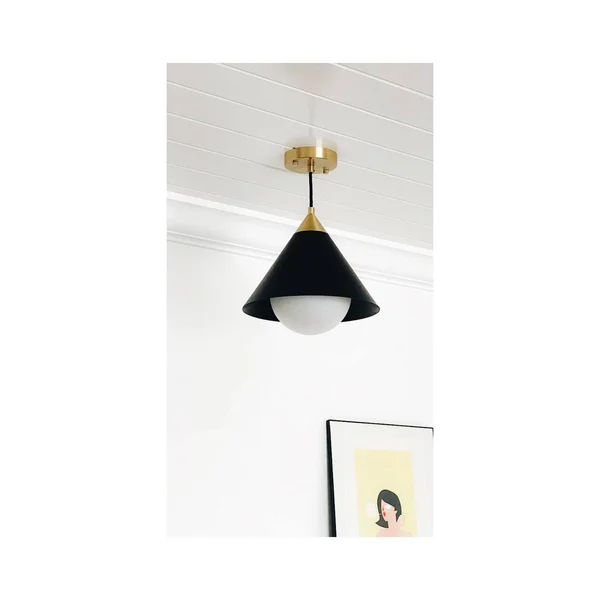 Regina Andrew Hilton Pendant - Blackened Brass