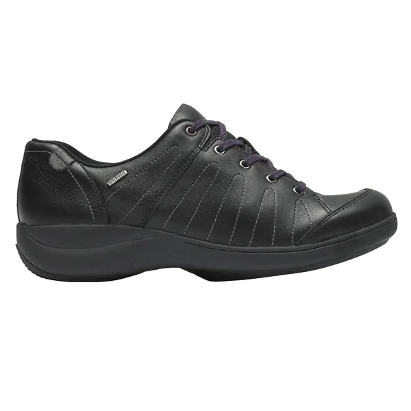 Aravon Women's REVsavor Sneaker - Size: 9.5, Black Leather