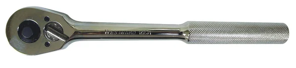 Westward 1Kej1 Hand Ratchet, 10 in, Chrome, 1/2 in