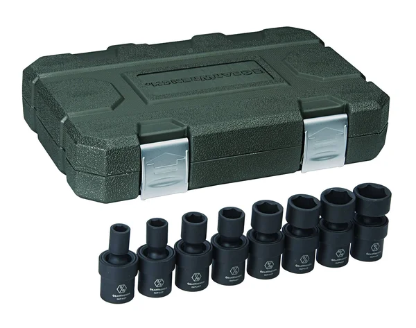 GearWrench 84917N - 8 Piece 3/8x22 Drive 6-Point SAE Universal Impact Socket Set