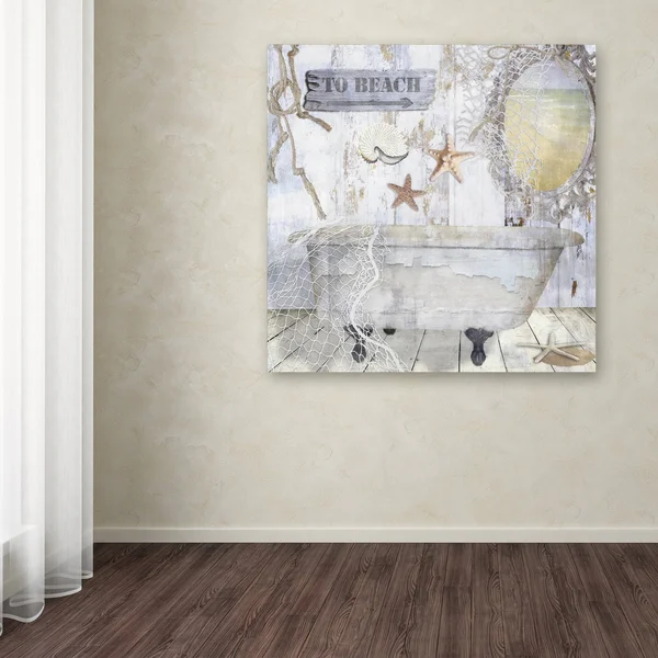 Trademark Fine Art Ali4797-C2424Gg Color Bakery &Beach House I& Canvas