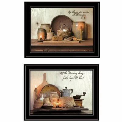 'Grace' by Susie Boyer - 2 Piece Picture Frame Photograph Print Set on Paper Gracie Oaks Format: Black Framed