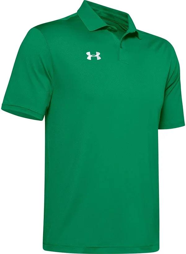 Under Armour Men's Team Performance Polo - Kelly Green, XL