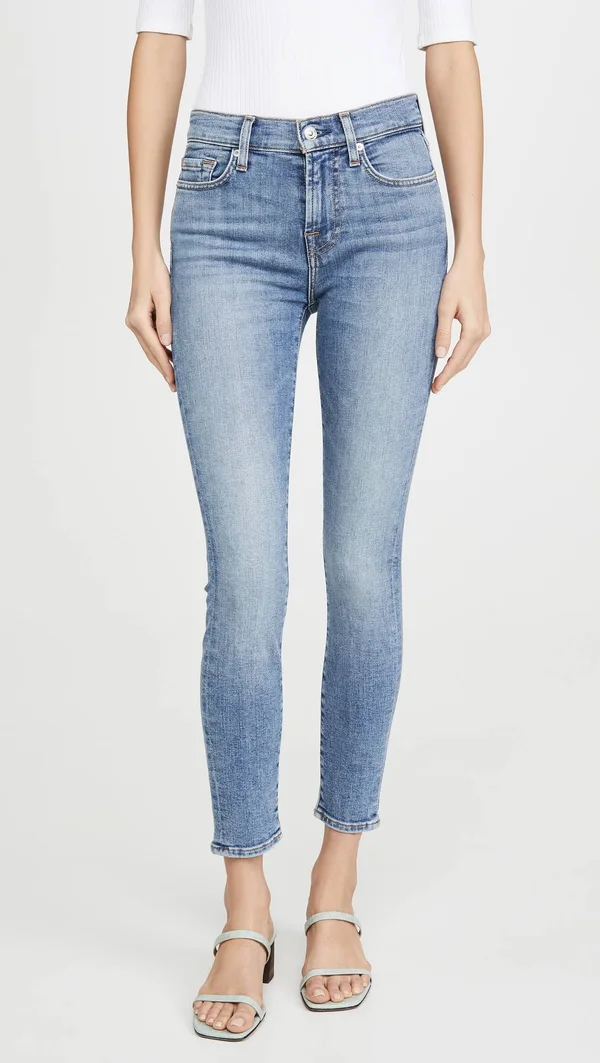 7 for All Mankind Ankle Skinny Jeans