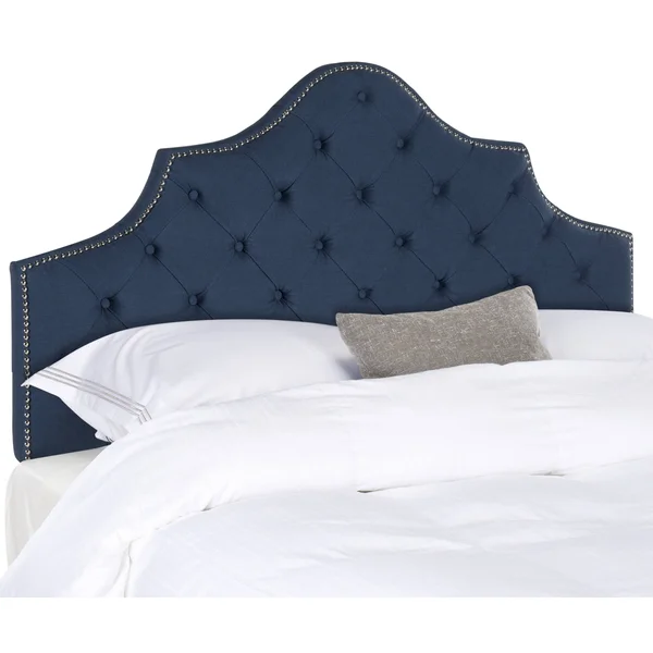 Safavieh Arebelle Upholstered Headboard, Blue, Queen