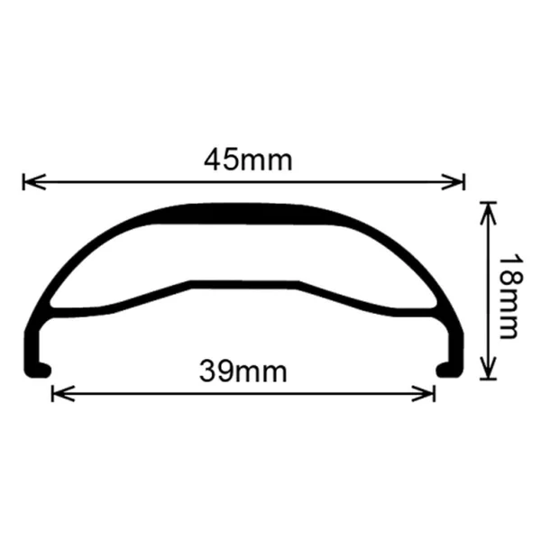 Velocity Dually 26x22 Disc Rim - 32H - Black