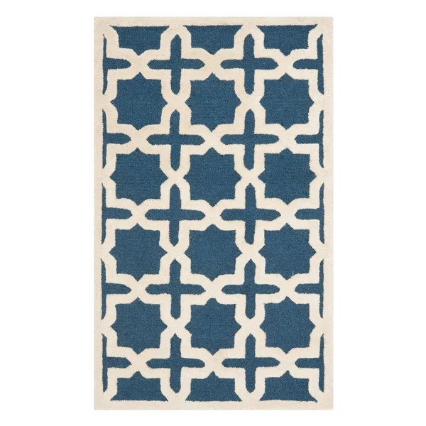 Safavieh Cambridge Navy Blue & Ivory 4& x 6& Rug