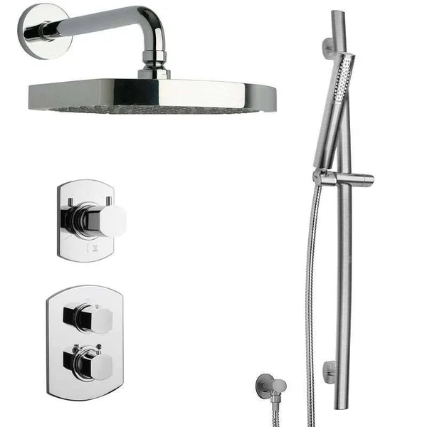 LaToscana SHOWER3NOCP Novello Chrome Shower Combination 3