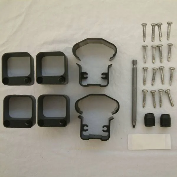 Series 125 Level Rail Bracket Kit in Gloss Wicker