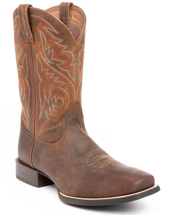 Ariat Men's Sport Herdsman Boot - 11 - Powder Brown