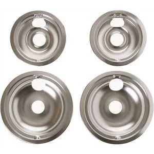 GE GE68CC 2 in. to 6 in. and 2 in. to 8 in. GE Chrome Electric Range Drip Bowl Kit