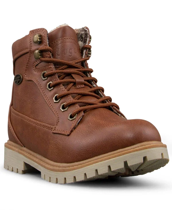 Lugz Women's Mantle Hi 6-Inch Boots in Rust/Gum/Cream, Size 6.5