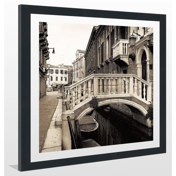 &Ponti di Venezia III& by Alan Blaustein Framed Photographic Print Picture Perfect International Size: 39.5x22 H x 39.5x22 W x 0