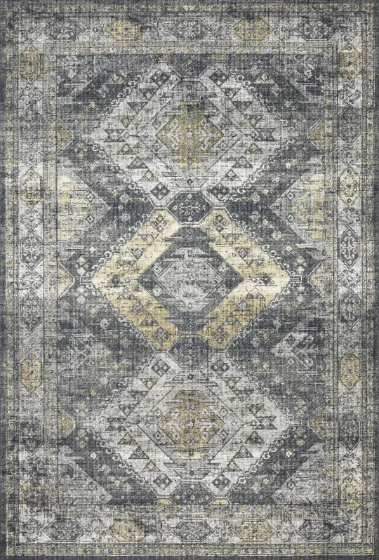 Loloi Skye SKY-09 2&6x22 x 7&6x22 Graphite, Silver Rug
