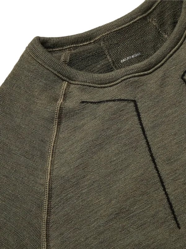 Falke Ergonomic Sport System - Men - Stretch Virgin Wool-Blend Base Layer - Green - 55% Virgin Wool - 43% Polyamide, 2% Elastane