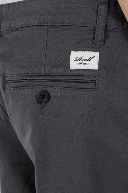 REELL Regular Fit Flex Chinos with Stretch - Grey