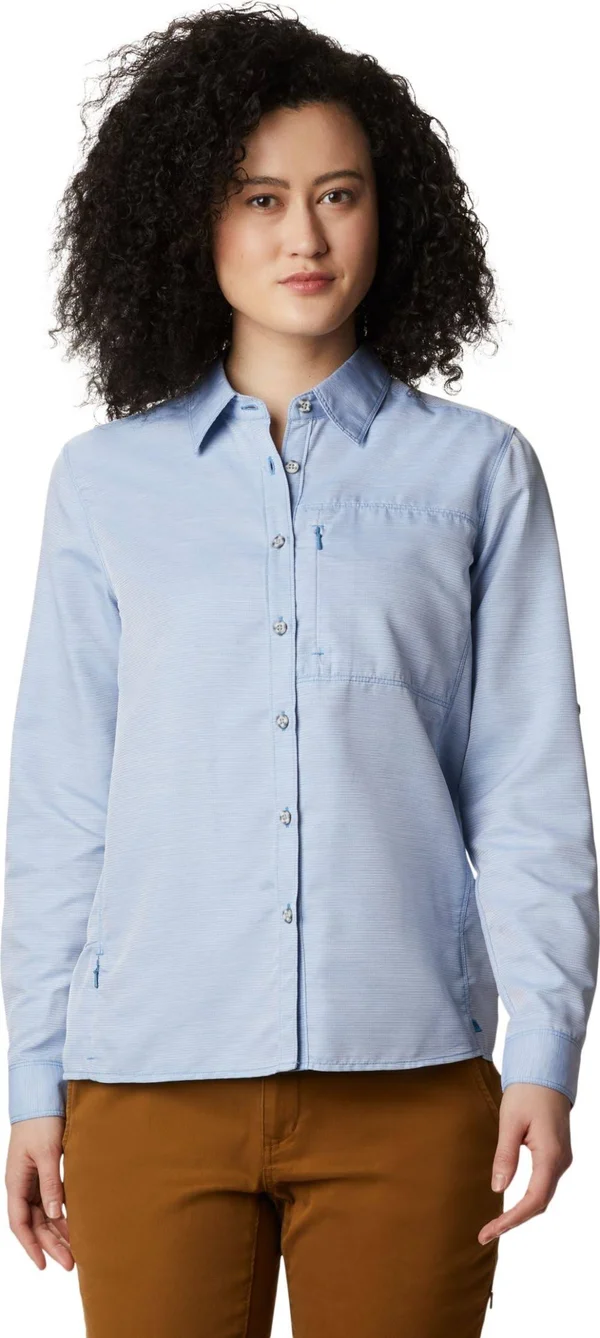 Mountain Hardwear Canyon Long Sleeve Shirt Women's - Deep Lake, Medium