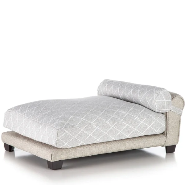 Club Nine Pets Belmont Orthopedic Dog Bed, Medium, Linen.