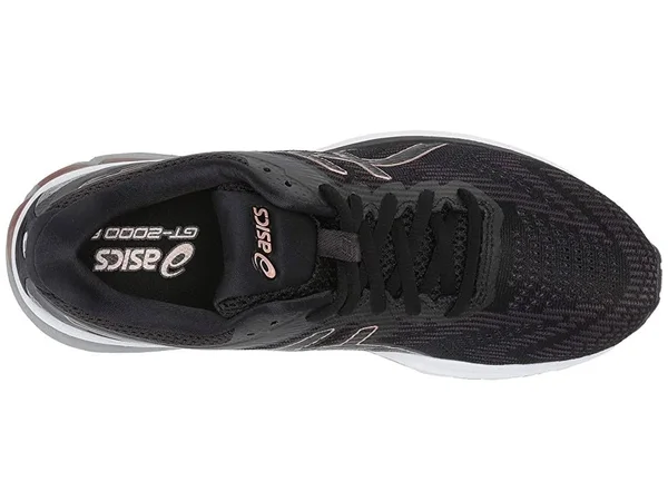 Asics GT-2000 8 (2A) Black/Gold Women's Running Shoes, Size: 6.5