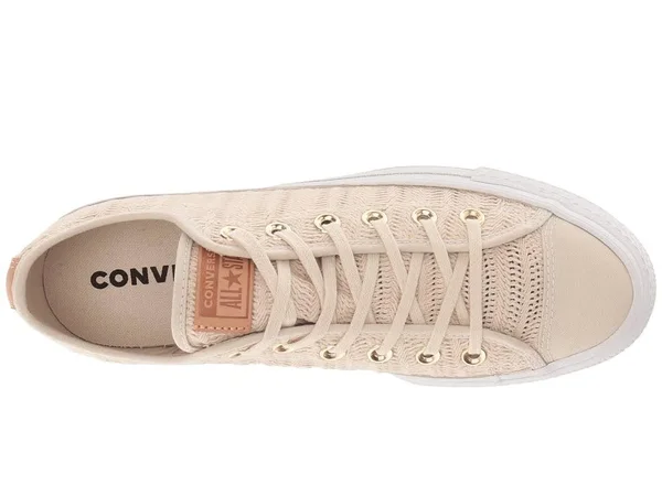 Converse Women's Lift Ox Woven Sneakers - Driftwood - Size 9.5