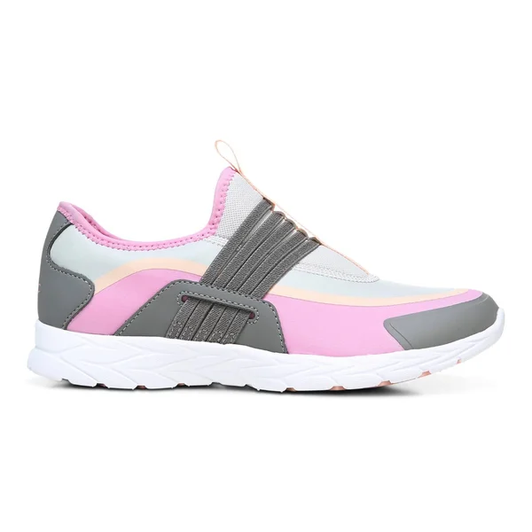 Vionic Vayda Women's Slip-On Supportive Sneaker Grey Pink - 9.5 Wide