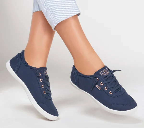 Skechers Women's Bobs B Cute Sneakers, Navy, 9.5