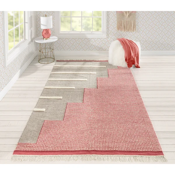 Novogratz Karl Area Rug, Pink, 2&3x22 x 8& Runner