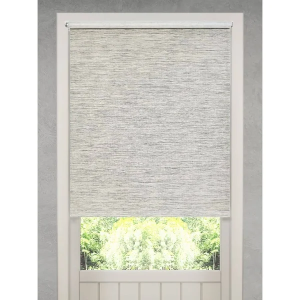 Natural Fiber 50.5x22 x 72x22 Cordless Roller Shade in Grey