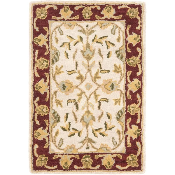 Safavieh Heritage HG261B 4& x 6& Black - Red Rug