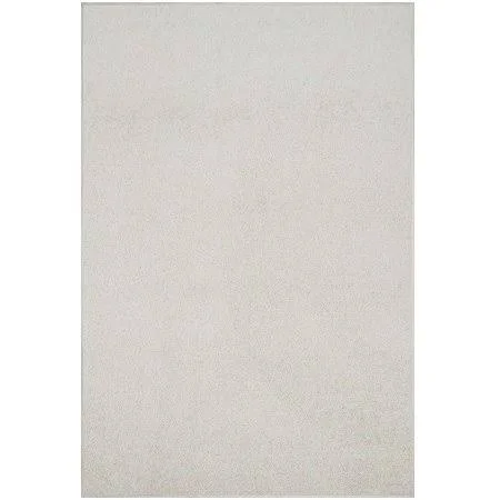 Modern Plush Solid Color Rug - Off White - 7& x 10&, Pet and Kids Friendly Rug. Made in USA, Rectangle, Area Rugs Great for Kids