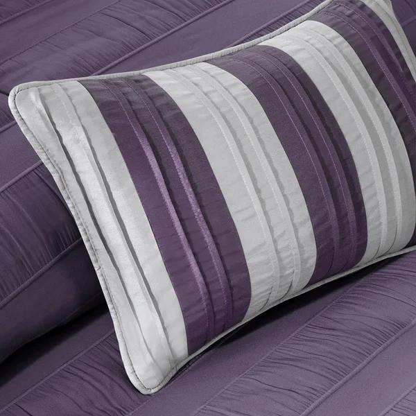 Madison Park Hampton 7-Piece Comforter Set, Pulm, King