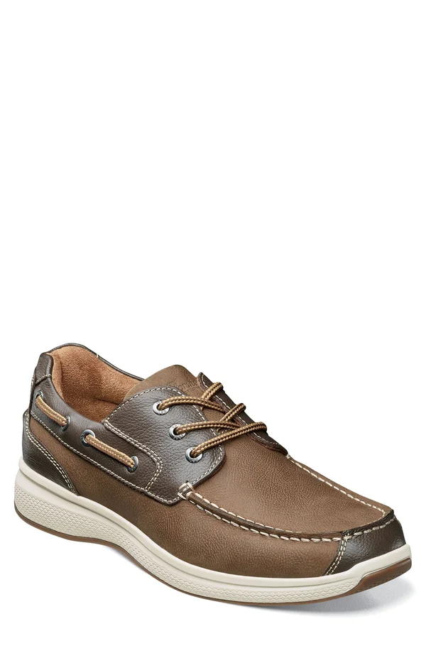 Florsheim Great Lakes Moc Toe Oxford 10 Men's Stone