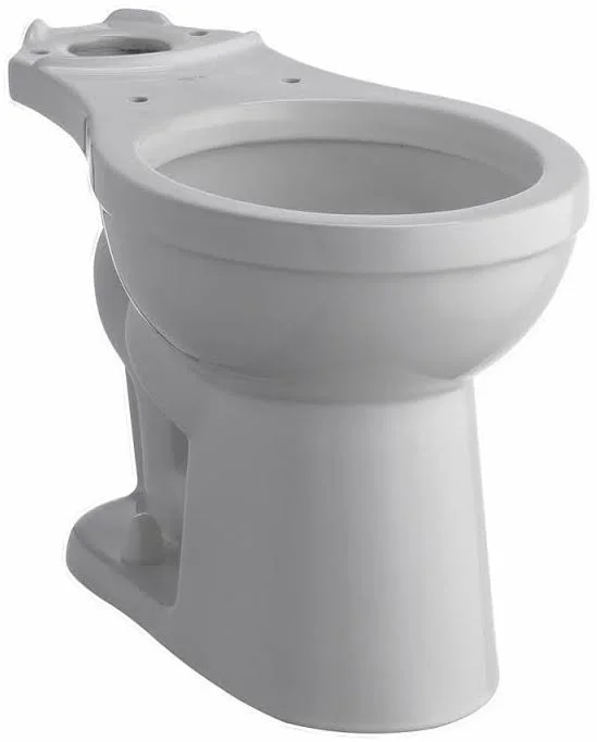 Delta Foundations Round Front Toilet Bowl Only in White