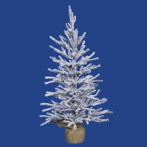 Vickerman 36x22 Flocked Angel Pine Artificial Christmas Tree - Unlit
