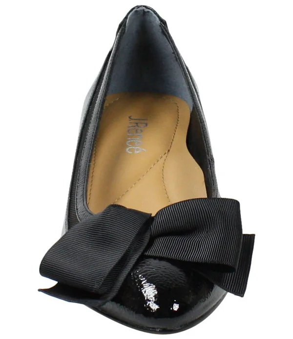 J. Renee Women's Taroona Pump - Size: 6.5, Black Patent