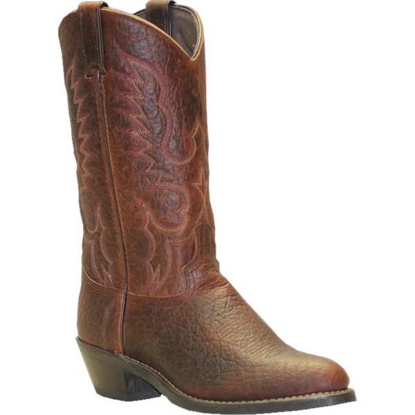 Abilene Men's Bison Leather Cowboy Boots - Medium Toe