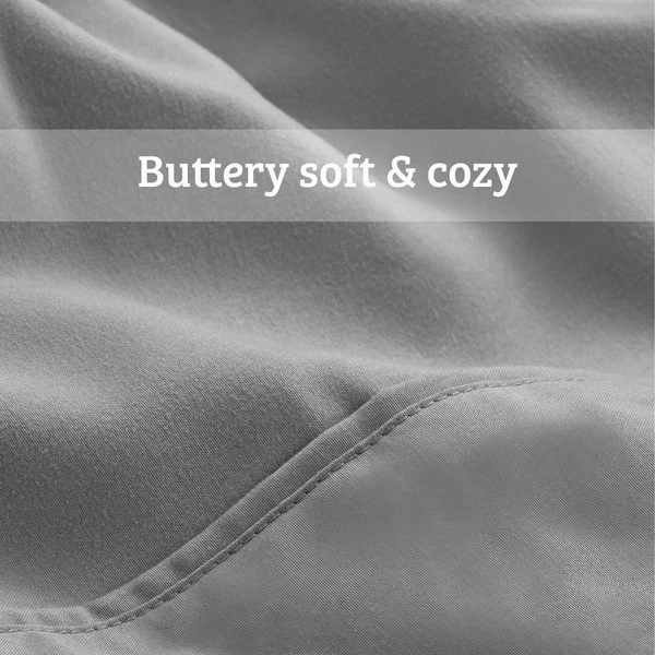 Bare Home Bed-in-a-Bag Down Alternative Comforter & Sheet Set - Comforter Set: Grey - Sheet Set: Grey - California King
