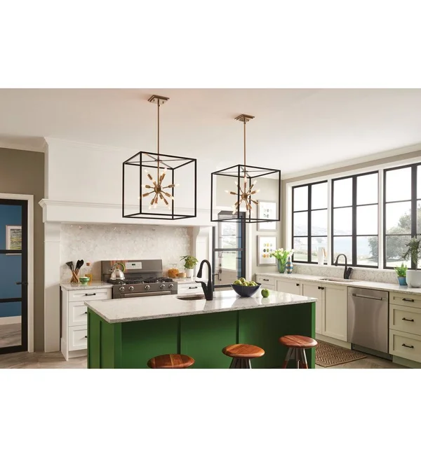 Hinkley - 46314BLK - 12 Light Pendant - Aros - Black